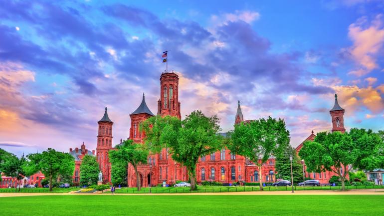 The Smithsonian Institution Building in Washington, D.C. The Smithsonian Institution Building in Washington, D.C.