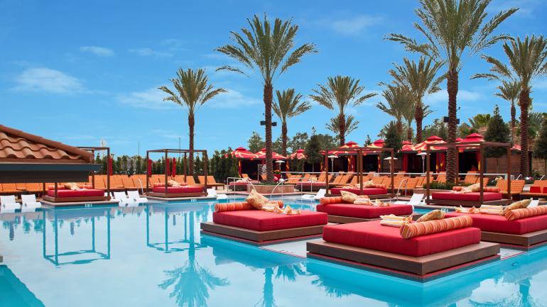 The perfect setting to lounge by the pool at the Golden Nugget Lake Charles Hotel & Casino The perfect setting to lounge by the pool at the Golden Nugget Lake Charles Hotel & Casino