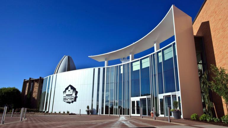 The Pro Football Hall of Fame in Canton, Ohio The Pro Football Hall of Fame in Canton, Ohio