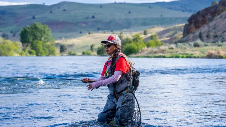 Fly-fishing on the Lower Deschutes River with Littleleaf Guide Service Fly-fishing on the Lower Deschutes River with Littleleaf Guide Service