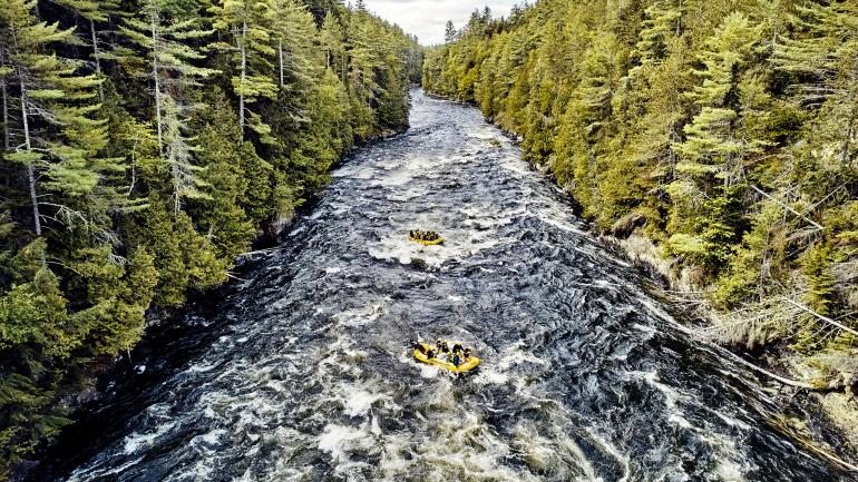 Whitewater rafting in the Kennebec Valley, Maine Whitewater rafting in the Kennebec Valley, Maine