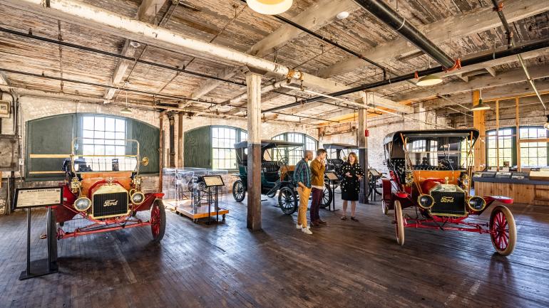 Early automobiles on display at Detroit’s Ford Piquette Museum Early automobiles on display at Detroit’s Ford Piquette Museum