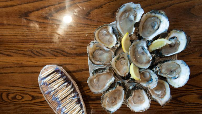 A sampling of oysters in Baton Rouge A sampling of oysters in Baton Rouge
