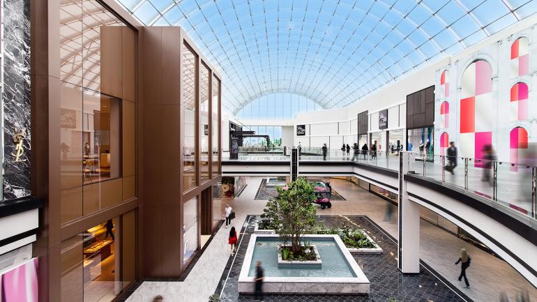 Impressive architecture welcomes shoppers to The Avenue Impressive architecture welcomes shoppers to The Avenue