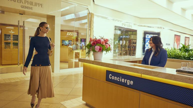Visiting the Concierge desk at South Coast Plaza Visiting the Concierge desk at South Coast Plaza