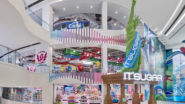 American Dream’s multilevel candy department store, IT’SUGAR American Dream’s multilevel candy department store, IT’SUGAR