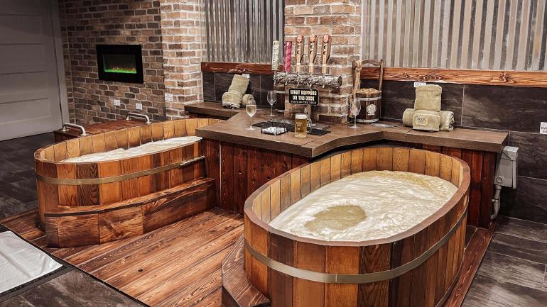 A private spa room at Beer Spa Orlando A private spa room at Beer Spa Orlando