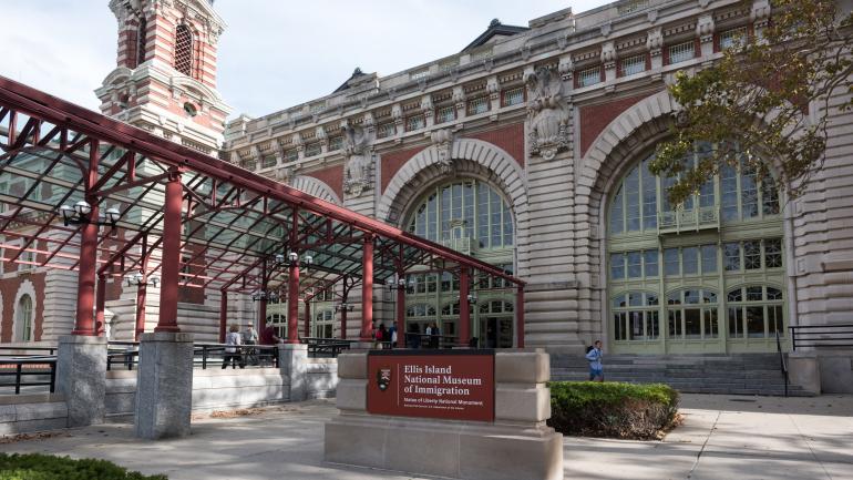 Exterior view of the Ellis Island National Museum of Immigration Exterior view of the Ellis Island National Museum of Immigration