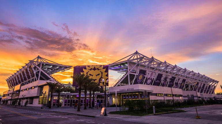 Inter&Co Stadium decked out in the colors of Orlando City Soccer Club Inter&Co Stadium decked out in the colors of Orlando City Soccer Club