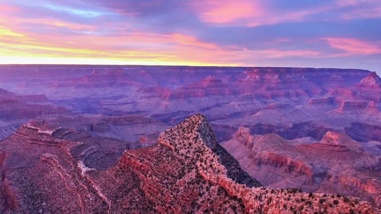 View from the Grandview Trail in Grand Canyon National Park, Arizona View from the Grandview Trail in Grand Canyon National Park, Arizona