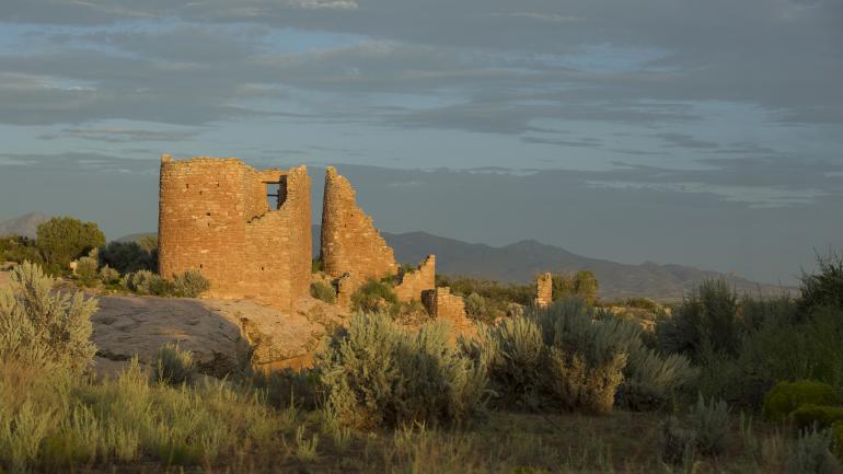 A prehistoric village at Hovenweep National Monument just outside Cortez, Colorado A prehistoric village at Hovenweep National Monument just outside Cortez, Colorado