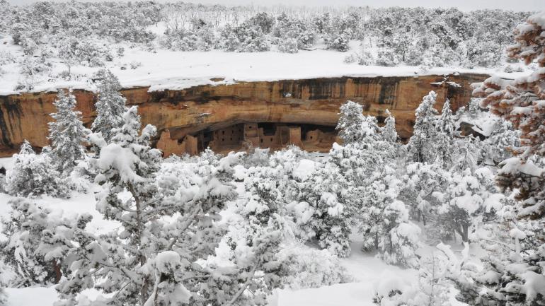 Mesa Verde in the winter Mesa Verde in the winter