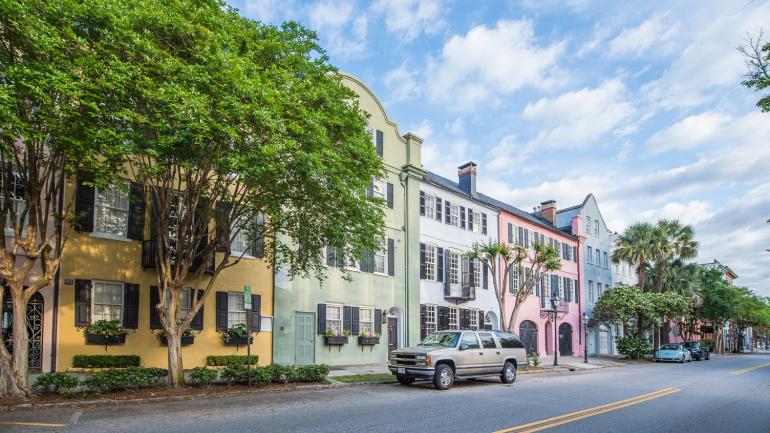 The colorful homes of Charleston’s famous Rainbow Row The colorful homes of Charleston’s famous Rainbow Row
