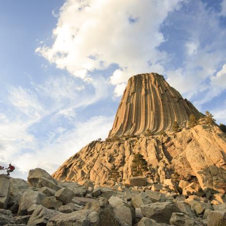 Devils Tower, named the USA's first national monument in 1906