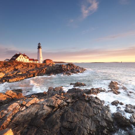 Portland Head Light in Cape Elizabeth, Maine
