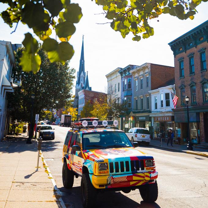 One of the United Stories studios in a small Hudson Valley town in New York