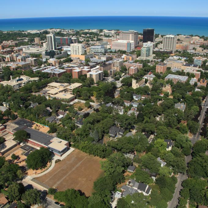Aerial of Chicago's North Shore Aerial of Chicago's North Shore