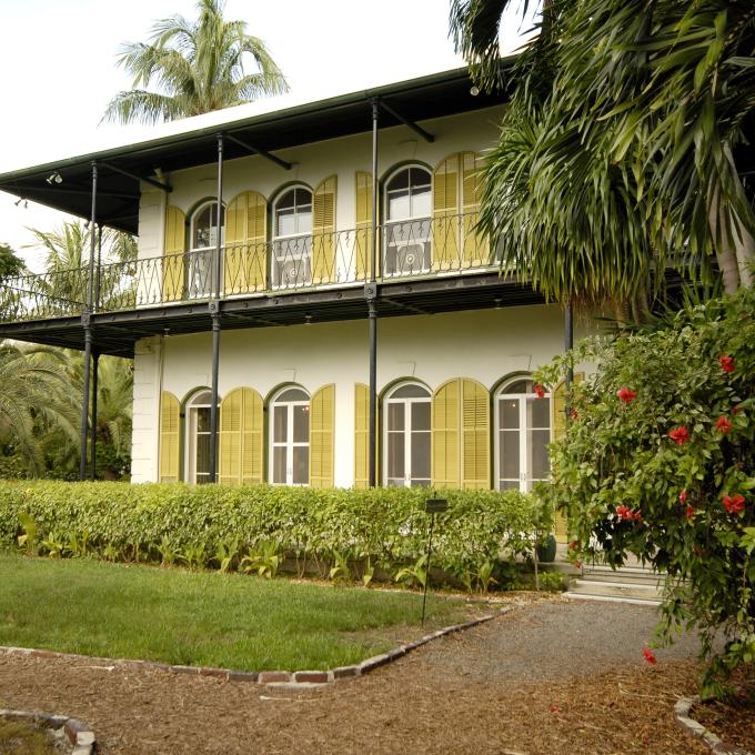 Author Ernest Hemingway lived in Key West, and there is an annual Hemingway look-alike contest in his honor. Author Ernest Hemingway lived in Key West, and there is an annual Hemingway look-alike contest in his honor.