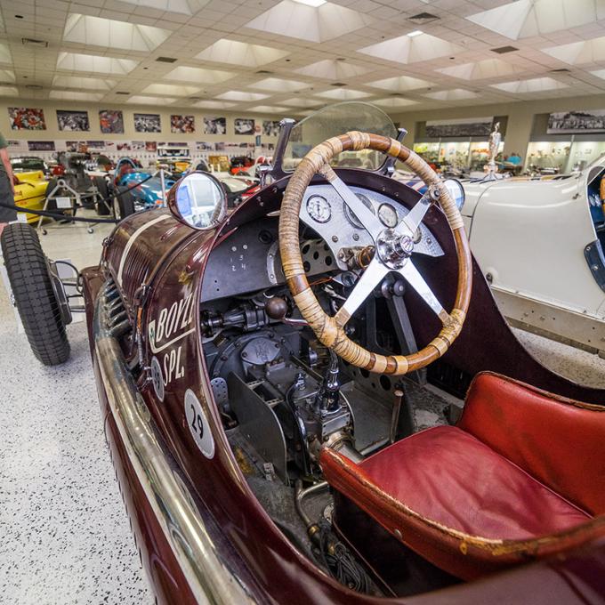 Vintage car at Indianapolis Motor Speedway. Vintage car at Indianapolis Motor Speedway.