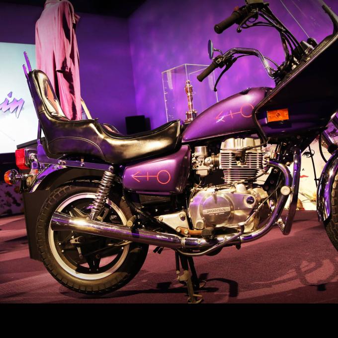 Prince’s purple motorcycle Prince’s purple motorcycle