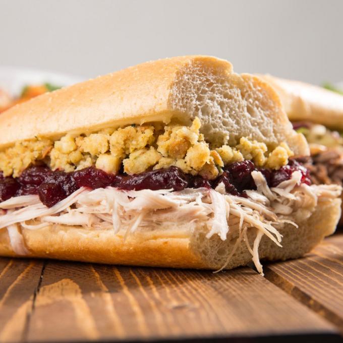 Capriotti’s “the Bobbie” sandwich, a Wilmington staple filled with Thanksgiving leftovers Capriotti’s “the Bobbie” sandwich, a Wilmington staple filled with Thanksgiving leftovers