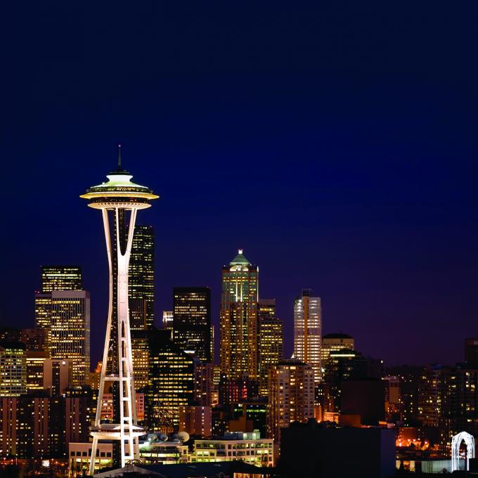 When the Space Needle was built in 1962 for the Seattle World's Fair, it was the tallest building west of the Mississippi River. When the Space Needle was built in 1962 for the Seattle World's Fair, it was the tallest building west of the Mississippi River.