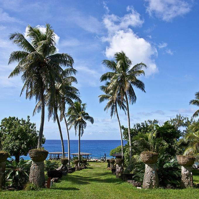 The latte stones – stone structures with crescent-shaped tops – found on the Islands are actually ancient support pillars. The latte stones – stone structures with crescent-shaped tops – found on the Islands are actually ancient support pillars.