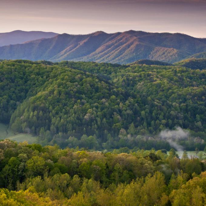 The city of Townsend sits in Tuckaleechee Cove, one of several isolated valleys known as “Appalachian coves.” The city of Townsend sits in Tuckaleechee Cove, one of several isolated valleys known as “Appalachian coves.”