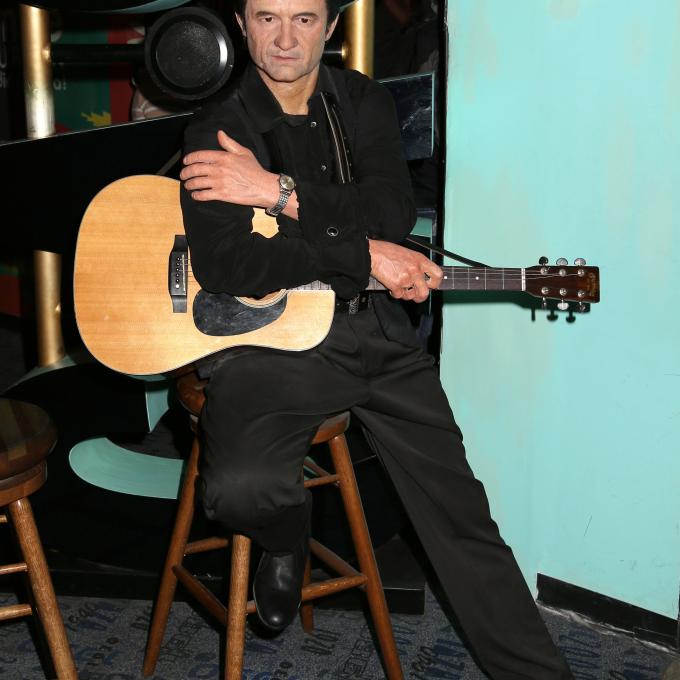 Wax figure of Johnny Cash Wax figure of Johnny Cash