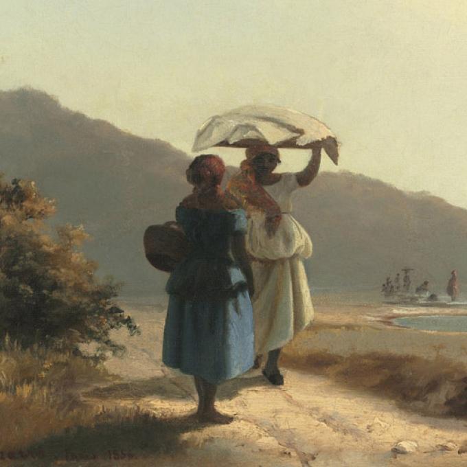 French impressionist painter Camille Pissarro was born in Charlotte Amalie in 1830 and lived there until he was 12 years old. French impressionist painter Camille Pissarro was born in Charlotte Amalie in 1830 and lived there until he was 12 years old.