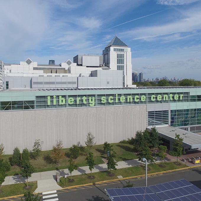 Exterior of the Liberty Science Center in Jersey City Exterior of the Liberty Science Center in Jersey City