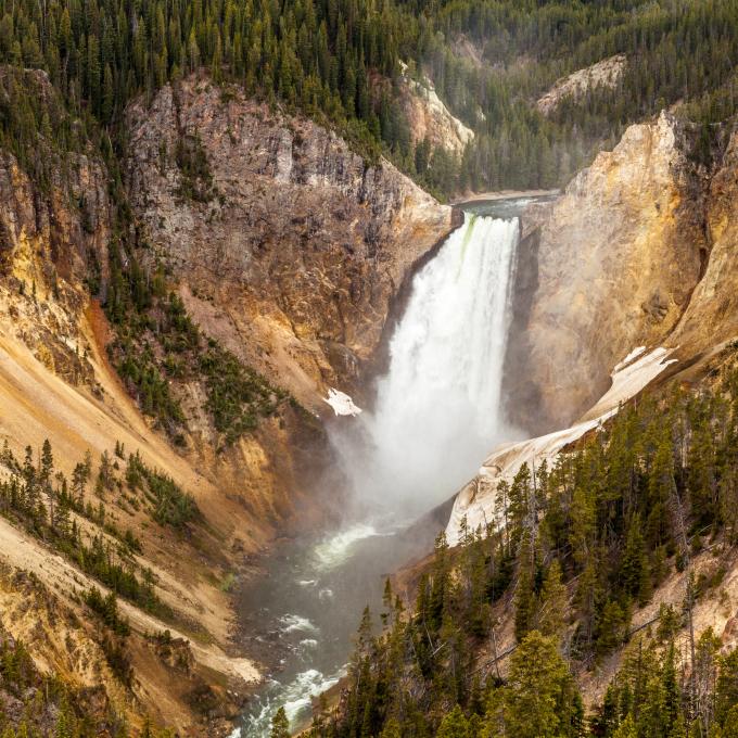 Yellowstone National Park’s Lower Falls Yellowstone National Park’s Lower Falls