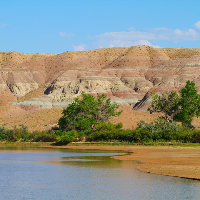 Vernal lies in Ashley Valley, which was named after a fur trader who floated down the Green River into the valley in a bull boat made of animal hides. Vernal lies in Ashley Valley, which was named after a fur trader who floated down the Green River into the valley in a bull boat made of animal hides.