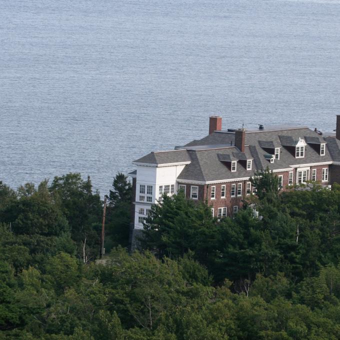 A classic Bar Harbor waterfront mansion A classic Bar Harbor waterfront mansion