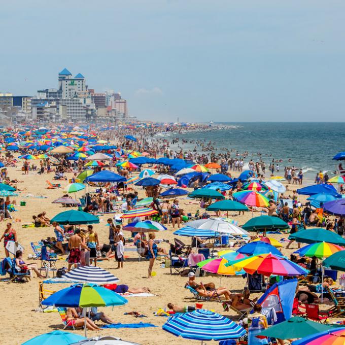A busy, beautiful day in Ocean City A busy, beautiful day in Ocean City
