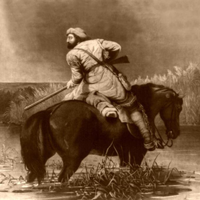 Historic depiction of Jacques La Ramee Historic depiction of Jacques La Ramee