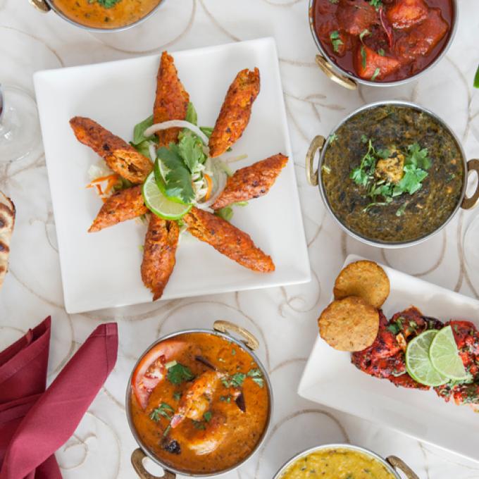 纽约市 Haveli Banjara Indian 餐厅的美食 纽约市 Haveli Banjara Indian 餐厅的美食