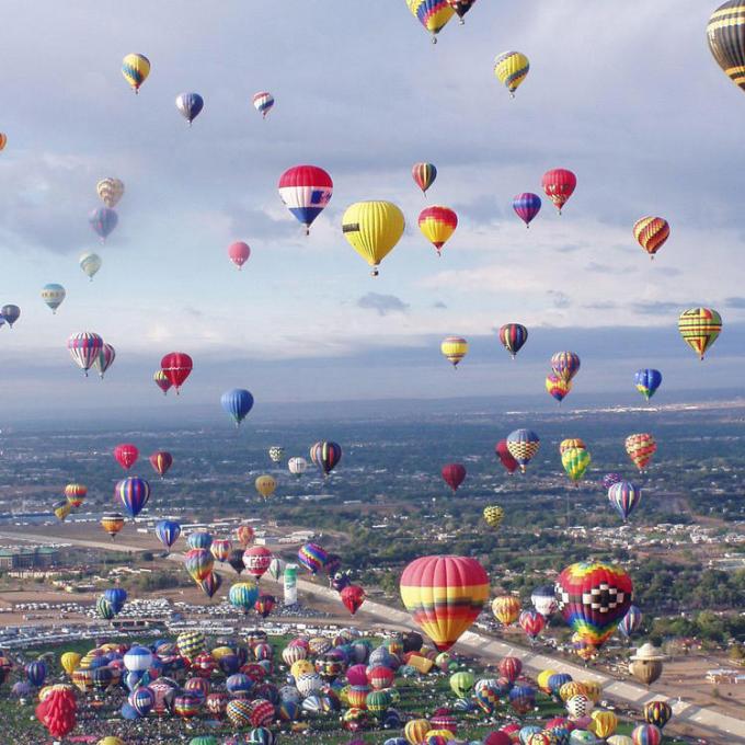 International Balloon Fiesta in Albuquerque, New Mexico International Balloon Fiesta in Albuquerque, New Mexico