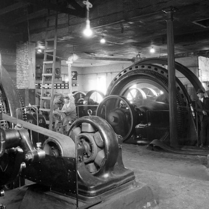 Historic image of Laramie’s first power plant Historic image of Laramie’s first power plant