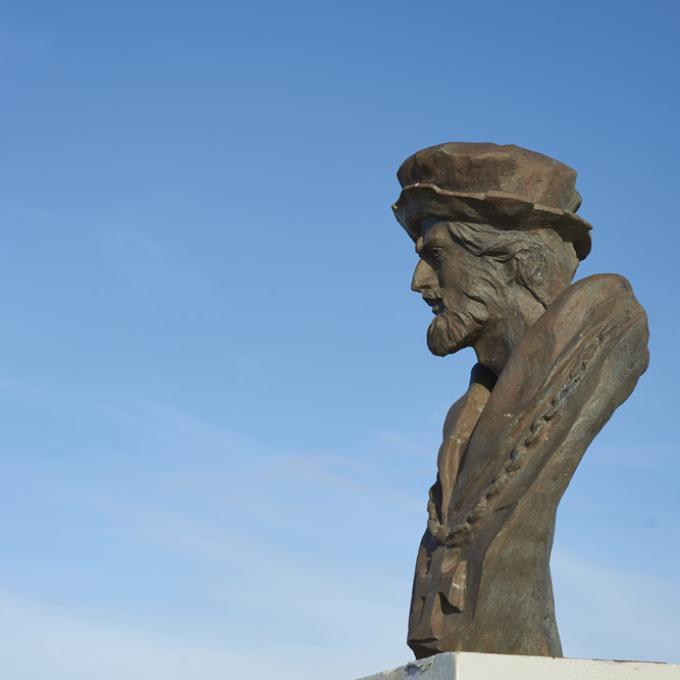 Tinian was likely first seen by famous explorer Ferdinand Magellan during his journey around the globe. Tinian was likely first seen by famous explorer Ferdinand Magellan during his journey around the globe.