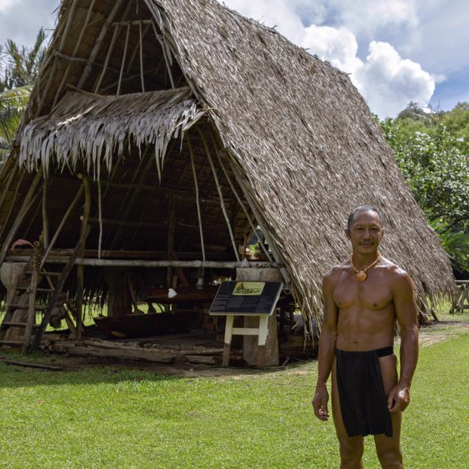 Ancient Chamorro village in Guam Ancient Chamorro village in Guam