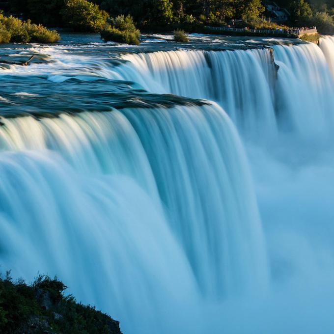 Stunning American and Bridal Veil Falls Stunning American and Bridal Veil Falls