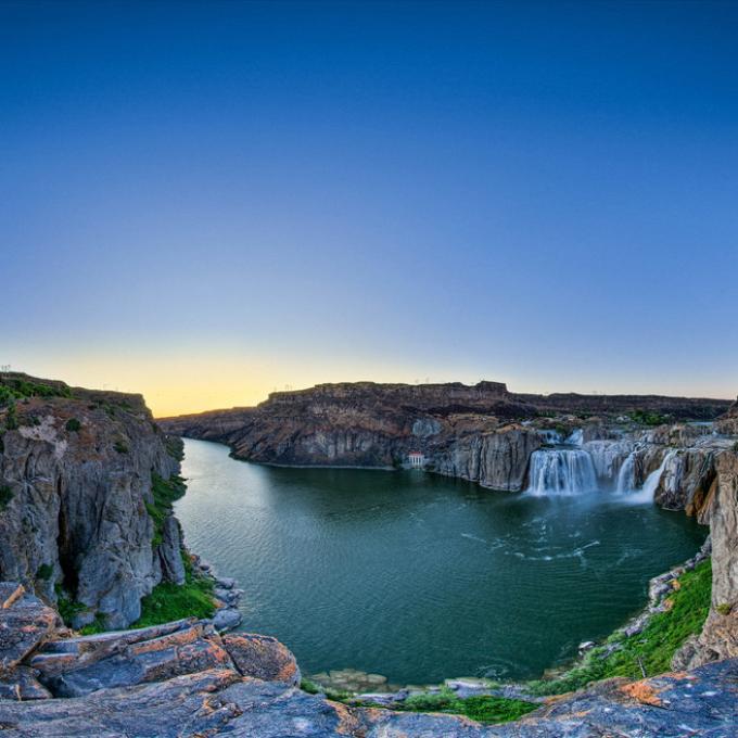 Stunning view over Idaho’s Shoshone Falls Stunning view over Idaho’s Shoshone Falls