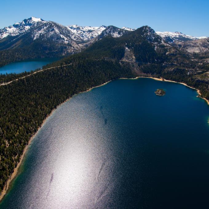 Tahoe’s deep blue waters Tahoe’s deep blue waters