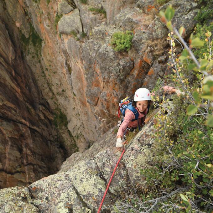 Mountain climbing at Black Canyon of the Gunnison National Park Mountain climbing at Black Canyon of the Gunnison National Park