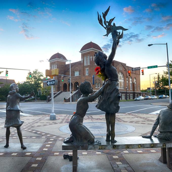 The Birmingham Civil Rights Monument The Birmingham Civil Rights Monument