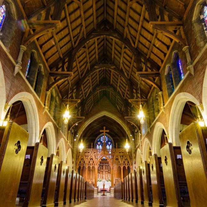Interior of Grace Episcopal Church in Oak Park, Illinois Interior of Grace Episcopal Church in Oak Park, Illinois