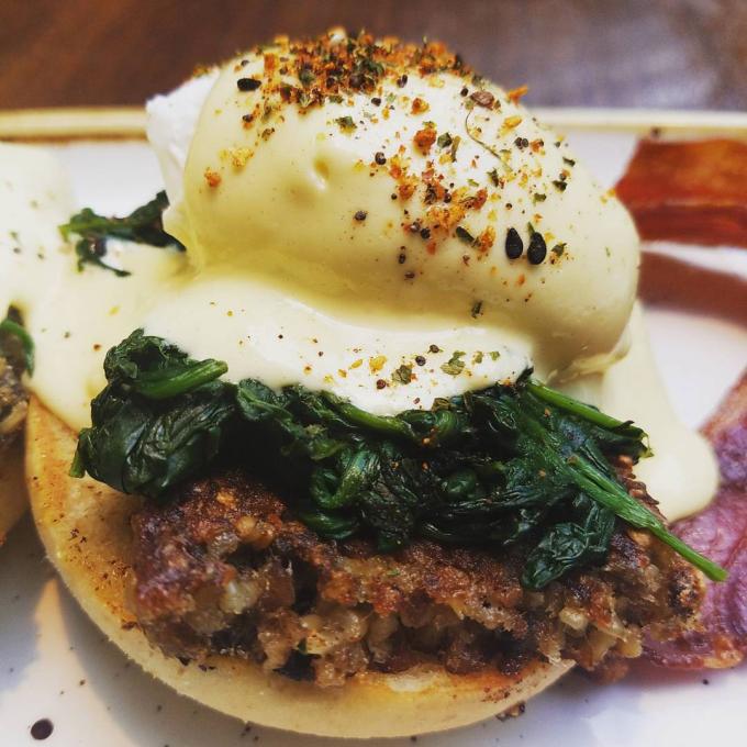 A mouthwatering goetta sandwich from Glier's A mouthwatering goetta sandwich from Glier's