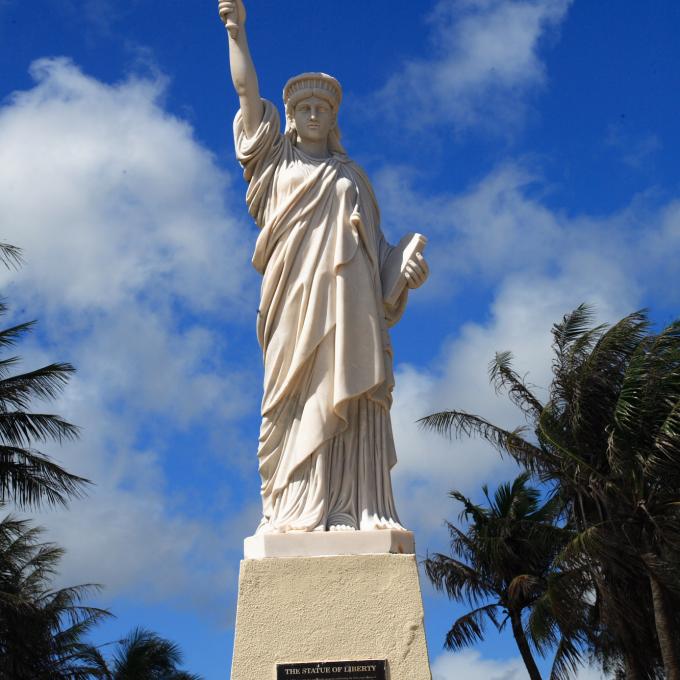 Guam's Statue of Liberty in Hagatna Guam's Statue of Liberty in Hagatna