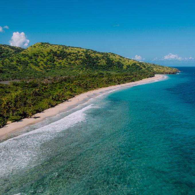 A pristine, empty beach on Culebra A pristine, empty beach on Culebra